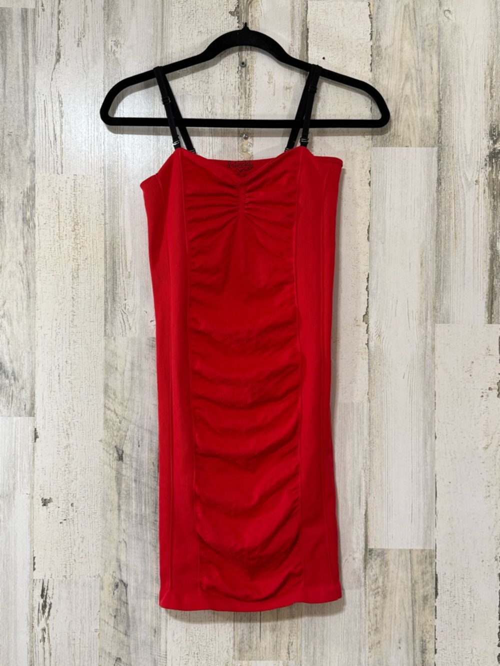 Free People Bodycon Ruched Mini Dress with Adjustable Straps